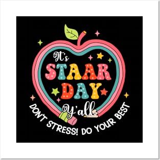 It's Star Day Don't Stress Do Your Best, Test Day Pencil, Testing Day, State Testing Posters and Art